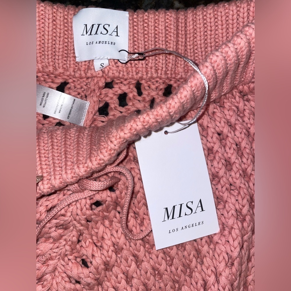 New! MISA x Revolve Daisy Pink Crochet Shorts 💗 Small NWT! - Picture 16 of 16